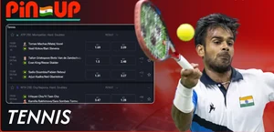 Tennis betting markets at Pin Up