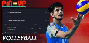 Volleyball betting markets at Pin Up